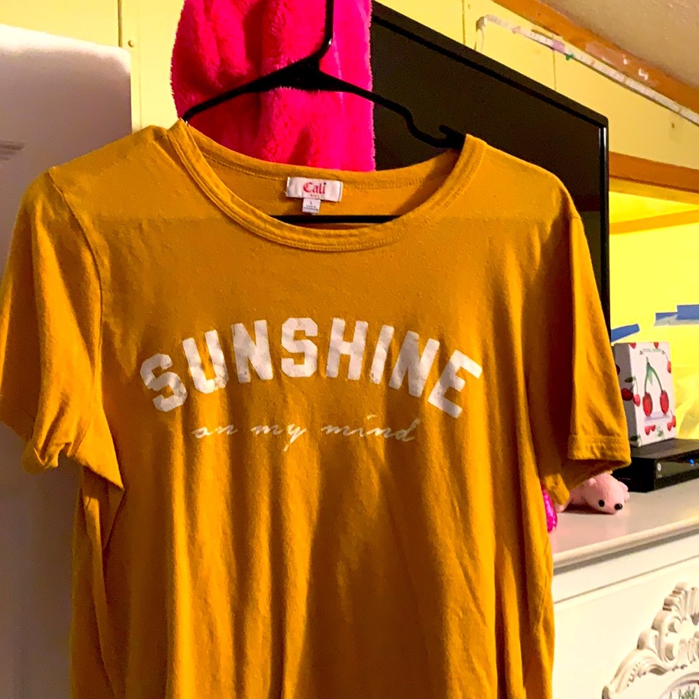 Yellow Crop Top